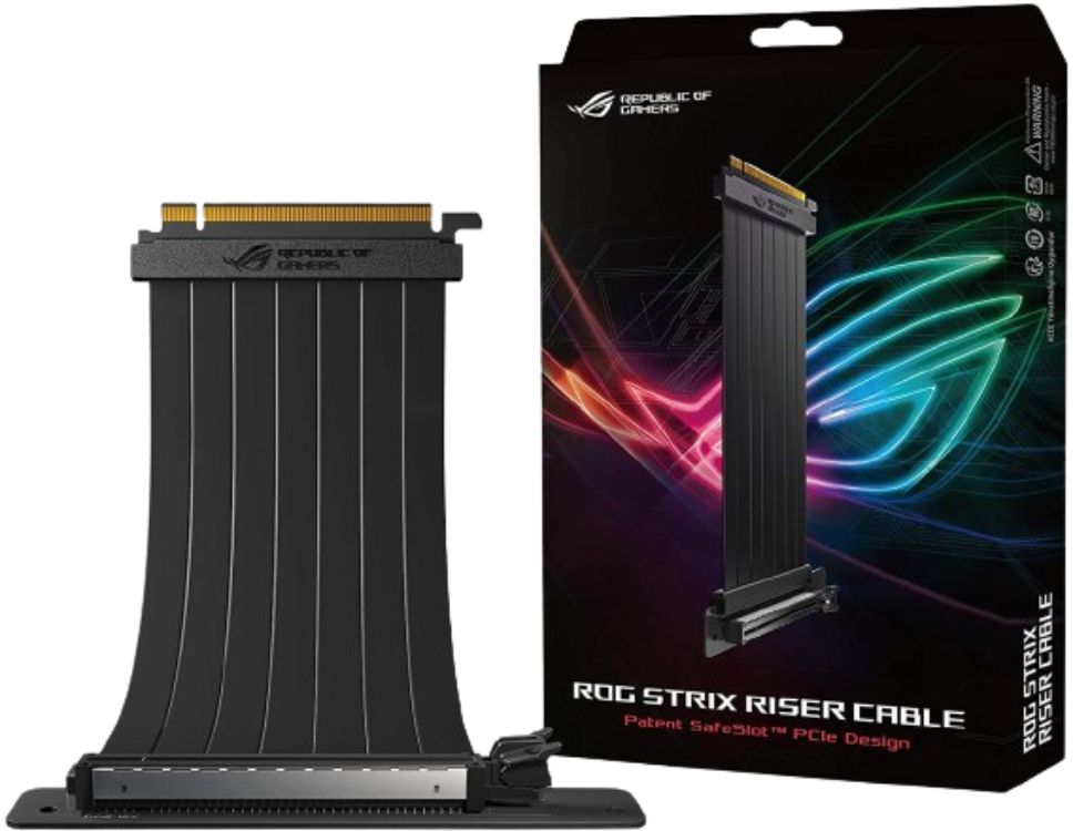 Asus ROG Strix Riser Cable - Black by Asus - Refurbished - Very Good condition - US$46.62