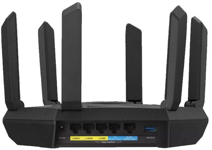 Asus RT-AXE7800 Tri-band WiFi 6E (802.11ax) Router - Black by Asus - Image 4