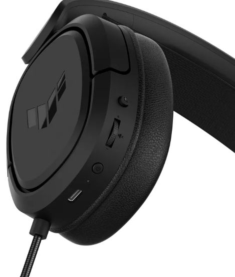 Asus TUF Gaming H1 Wireless Headset - Black by Asus - Refurbished - Very Good condition - Image 4