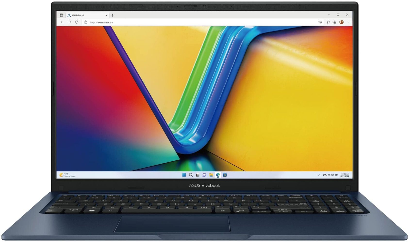 Asus Asus Vivobook 15 F1504 Laptop 15.6" - Intel Core i3-1215U 1.2GHz - 8GB - 512GB - Quiet Blue - 15.6 Inch - Very Good - Standard Battery by Asus - Refurbished - Very Good condition - CA$434.99