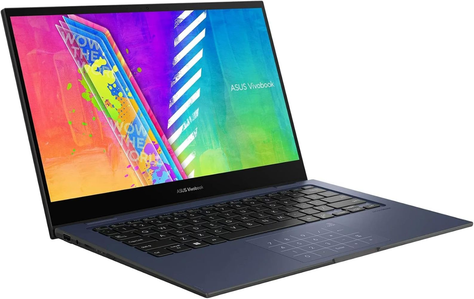 ASUS ASUS Vivobook Go 14 Flip (J1400KA) Laptop 14" - Intel Celeron N4500 1.1GHz - 4GB - 128GB - Quiet Blue - 14 Inch - Very Good - Standard Battery by ASUS - Refurbished - Very Good condition - Image 3