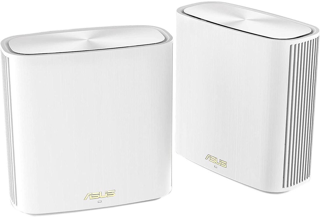 Asus ZenWiFi Whole-Home Dual-Band Mesh WiFi 6 System XD6 (2Pack) - White by Asus - Refurbished - Brand New condition