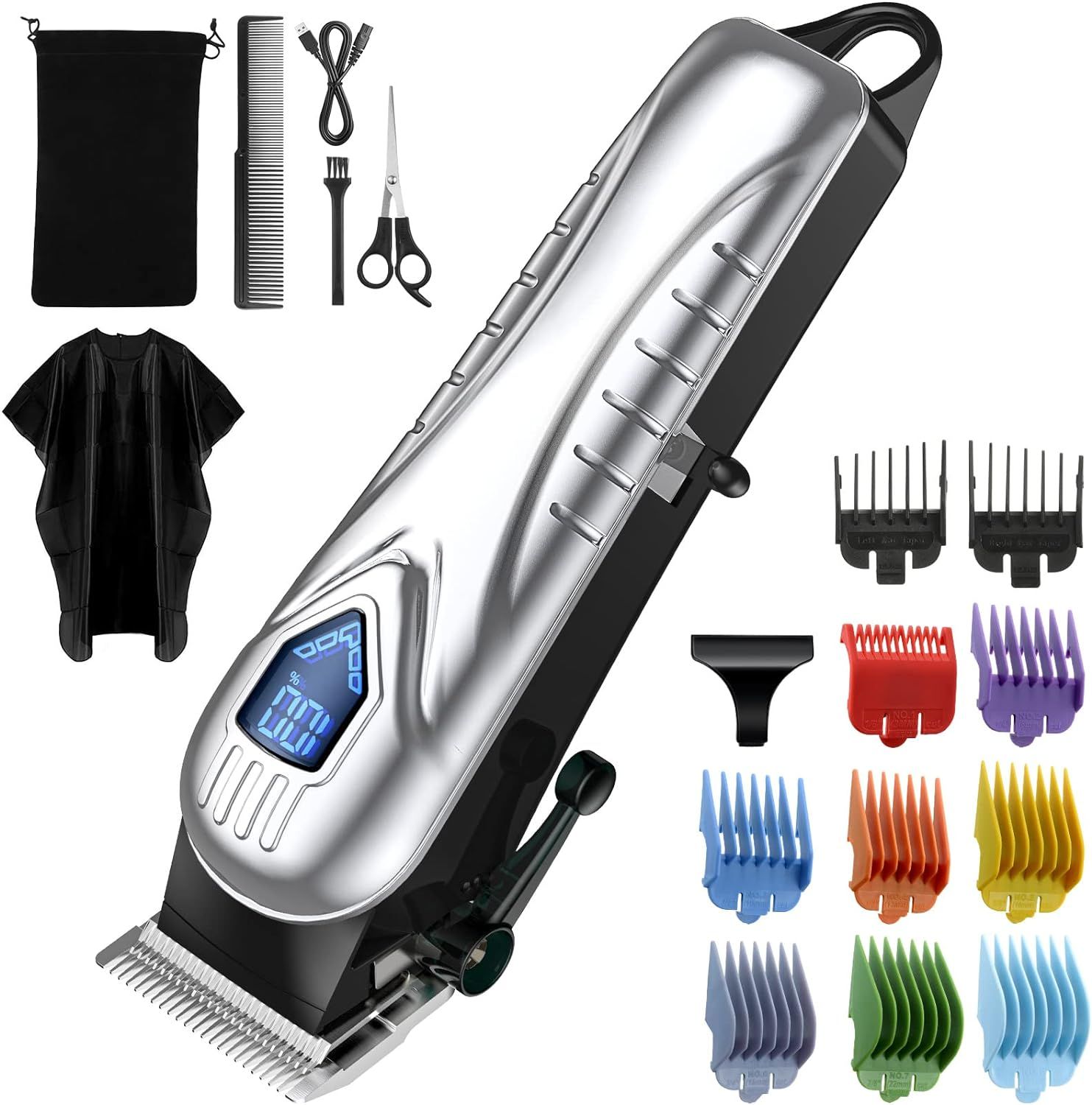 ATMOKO AMBY094AS Cordless Hair Clippers - Silver by ATMOKO - Refurbished - Very Good condition - US$54.61