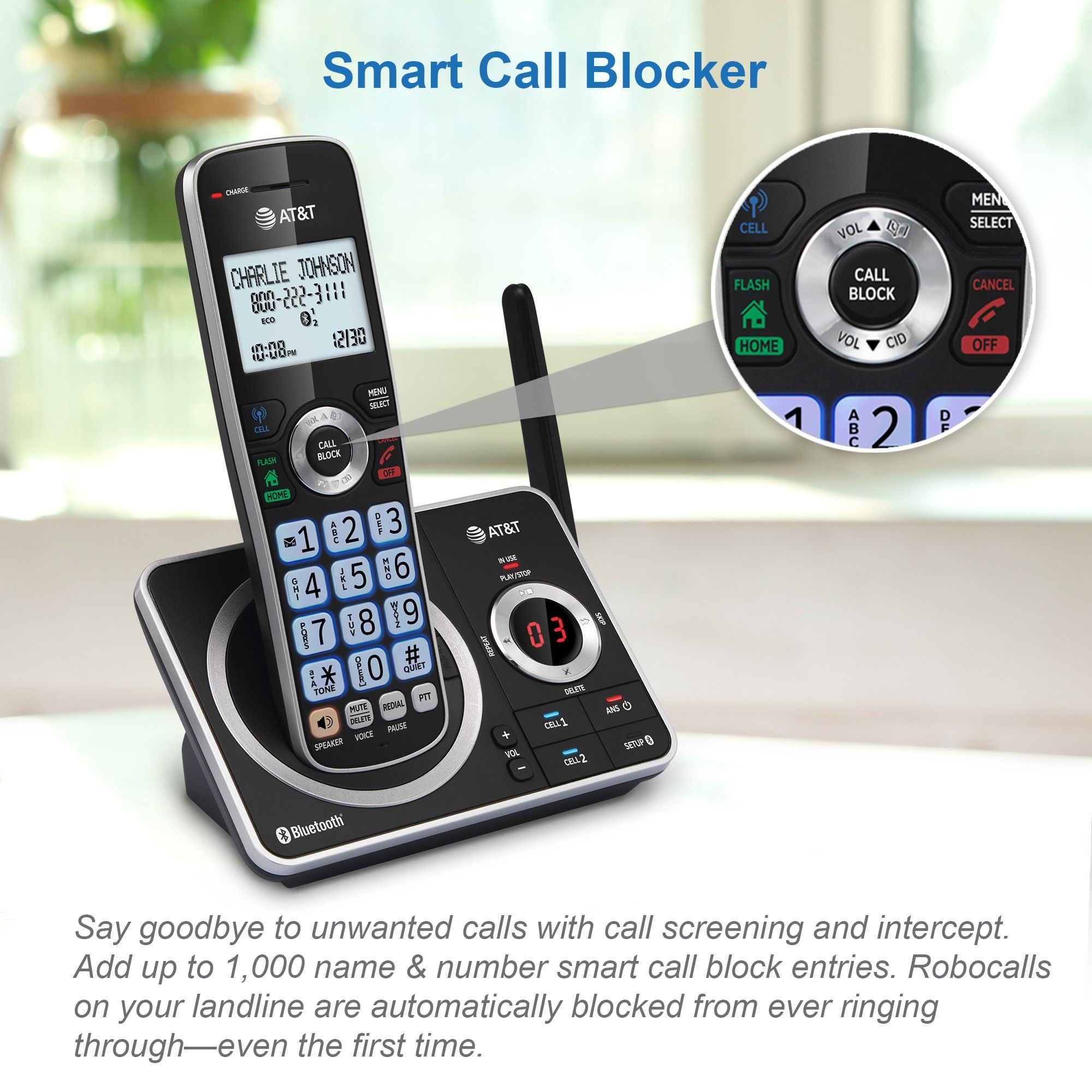 Refurbished AT&T DLP72412 Answering System 4 Handset with Connect to ...