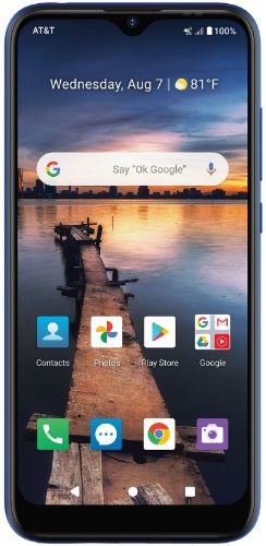AT&T Maestro Plus (V350U) - 32GB - Lunar Blue - Unlocked by AT&T - Refurbished - Very Good condition - US$130.99