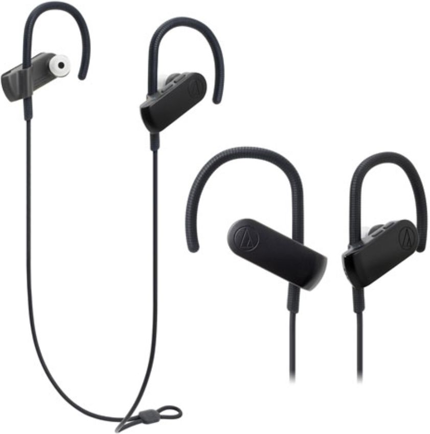Audio-Technica Bluetooth Sport Headphones ATH-SPORT50BT - Black by Audio-Technica - Refurbished - Very Good condition - US$29.60