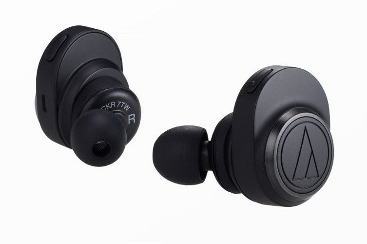 Audio-Technica Wireless In-Ear Headphones ATH-CKR7TW - Black by Audio-Technica - Refurbished - Premium condition - US$54.69