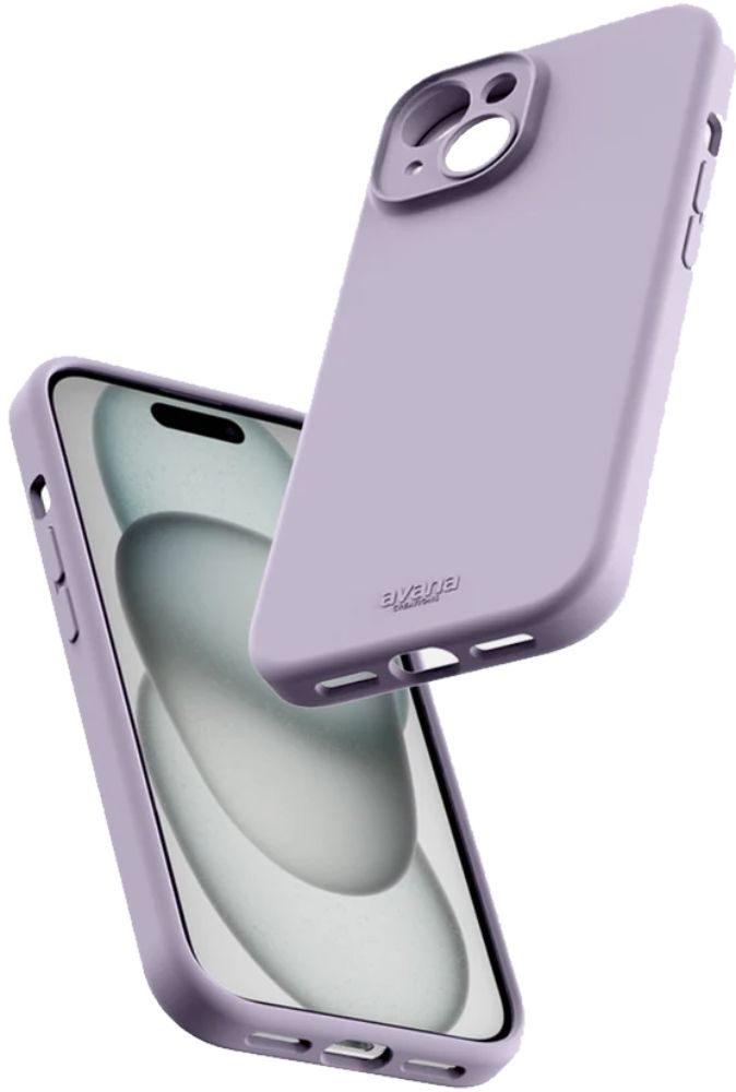 Avana Velvet Series Phone Case with MagSafe for iPhone 15 Plus - Velvet Lavender - Brand New by Avana - Refurbished - Brand New condition - US$12.64