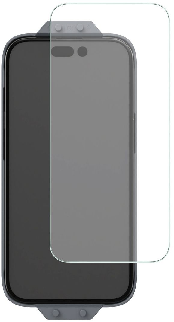 Axessorize ARMORGlass Pro Screen Protector with Installation Tray for iPhone 15 Plus - Clear by Axessorize - Refurbished - Very Good condition - US$30.98