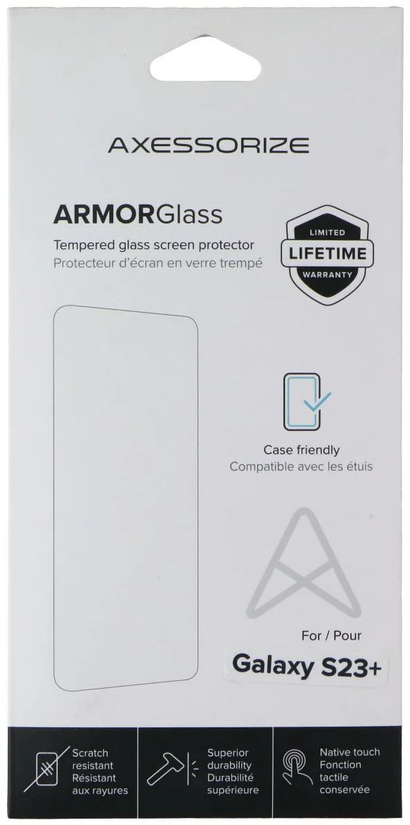 Axessorize ArmorGlass Screen Protector for Galaxy S23+ - Clear by Axessorize - Image 2