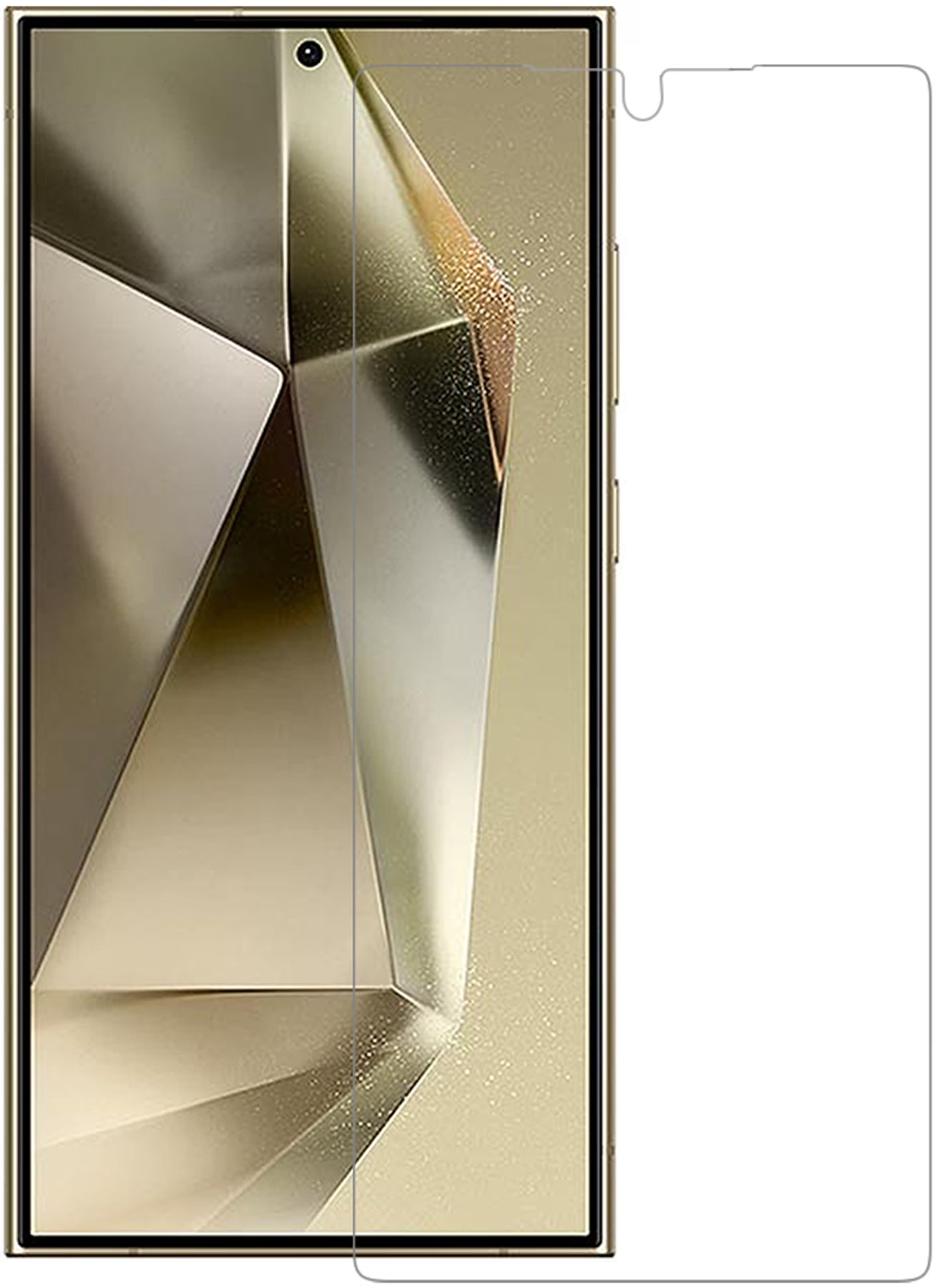 Axessorize ARMORGlass Tempered Glass Screen Protector for Galaxy S24 Ultra - Clear by Axessorize - Refurbished - Very Good condition - US$25.98