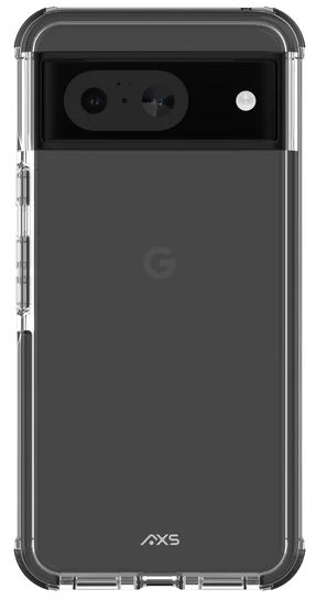 Axessorize PROShield Plus Drop-tested Clear Phone Case for Google Pixel 8 - Black by Axessorize - Refurbished - Very Good condition - US$35.98
