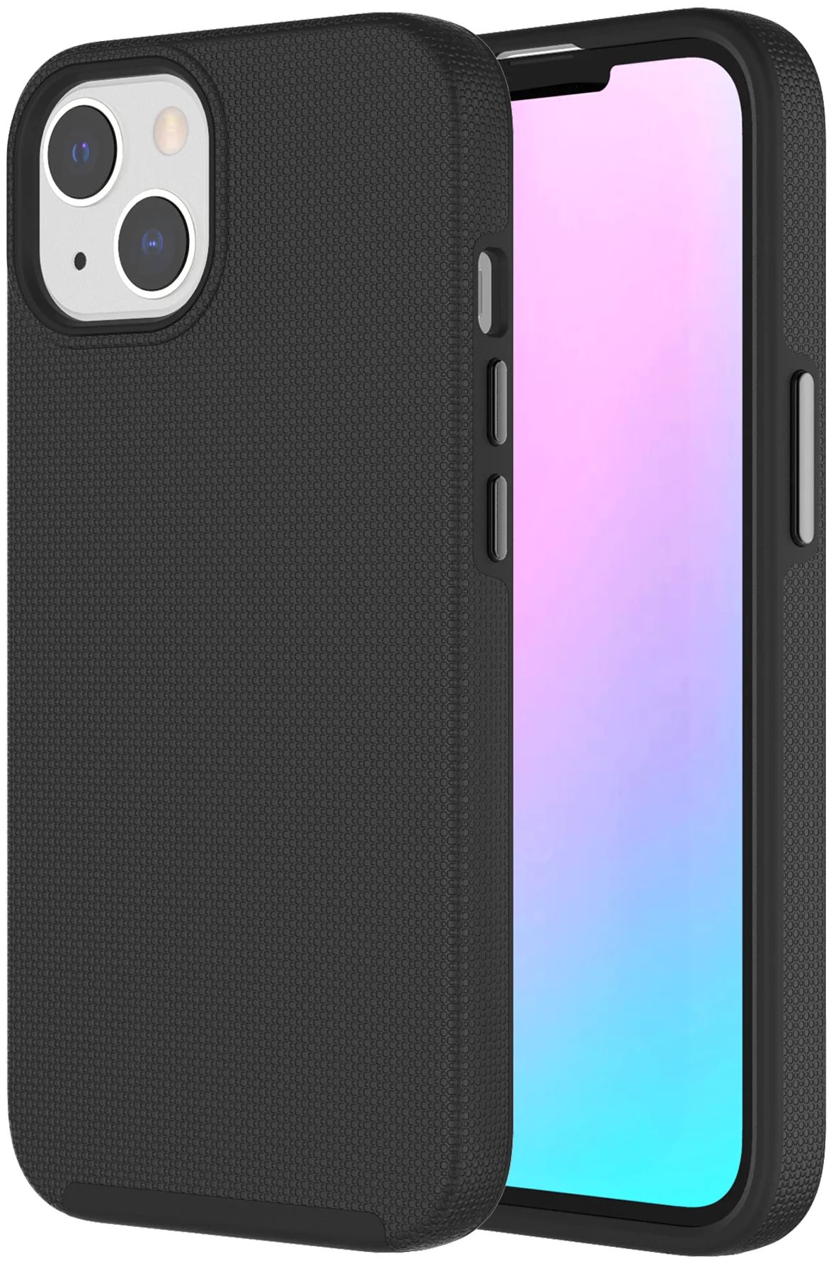 Axessorize Axessorize PROTech Dual-Layered Anti-Shock Phone Case with Military-Grade Durability for Apple iPhone 13 - Black by Axessorize - Image 2