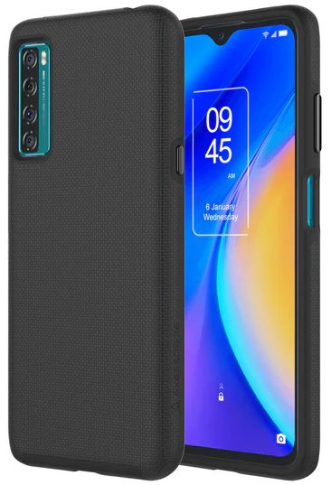Axessorize PROTech Dual-Layered Anti-Shock Phone Case with Military-Grade Durability for TCL 20s - Black by Axessorize - Refurbished - Brand New condition - US$13.93