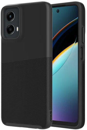 Axessorize PROTech Plus Dual-Layered Anti-Shock Sleek Case for Motorola Moto G 5G (2024) - Black by Axessorize - Refurbished - Very Good condition - Image 2