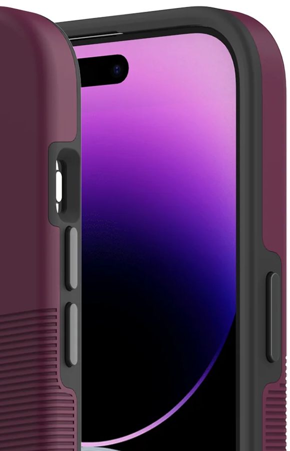 Axessorize Axessorize PROTech Plus Dual-Layered Anti-Shock Sleek Phone Case for iPhone 15 Pro - Sangria by Axessorize - Refurbished - Very Good condition - Image 5