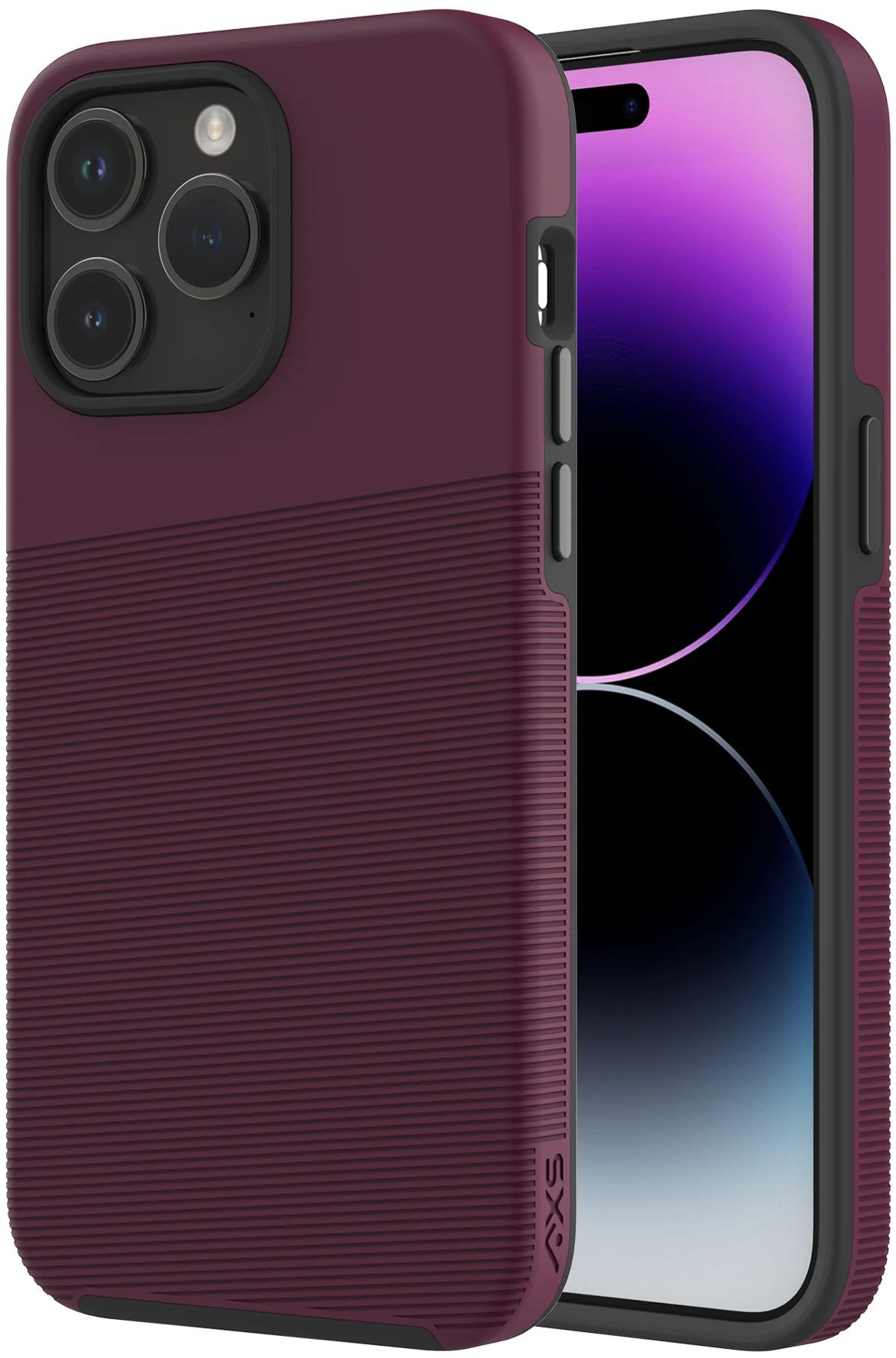 Axessorize Axessorize PROTech Plus Dual-Layered Anti-Shock Sleek Phone Case for iPhone 15 Pro Max - Sangria by Axessorize - Refurbished - Very Good condition - Image 2