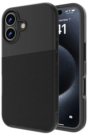 Axessorize Axessorize PROTech Plus Dual-Layered Anti-Shock Sleek Phone Case for iPhone 16 Plus - Black by Axessorize - Refurbished - Very Good condition - Image 3