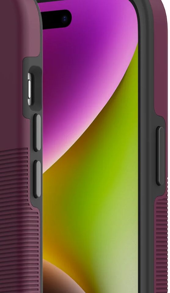 Axessorize Axessorize PROTech Plus MagSafe Compatible Sleek Dual-layered Anti-Shock Phone Case for iPhone 15 - Sangria by Axessorize - Image 5