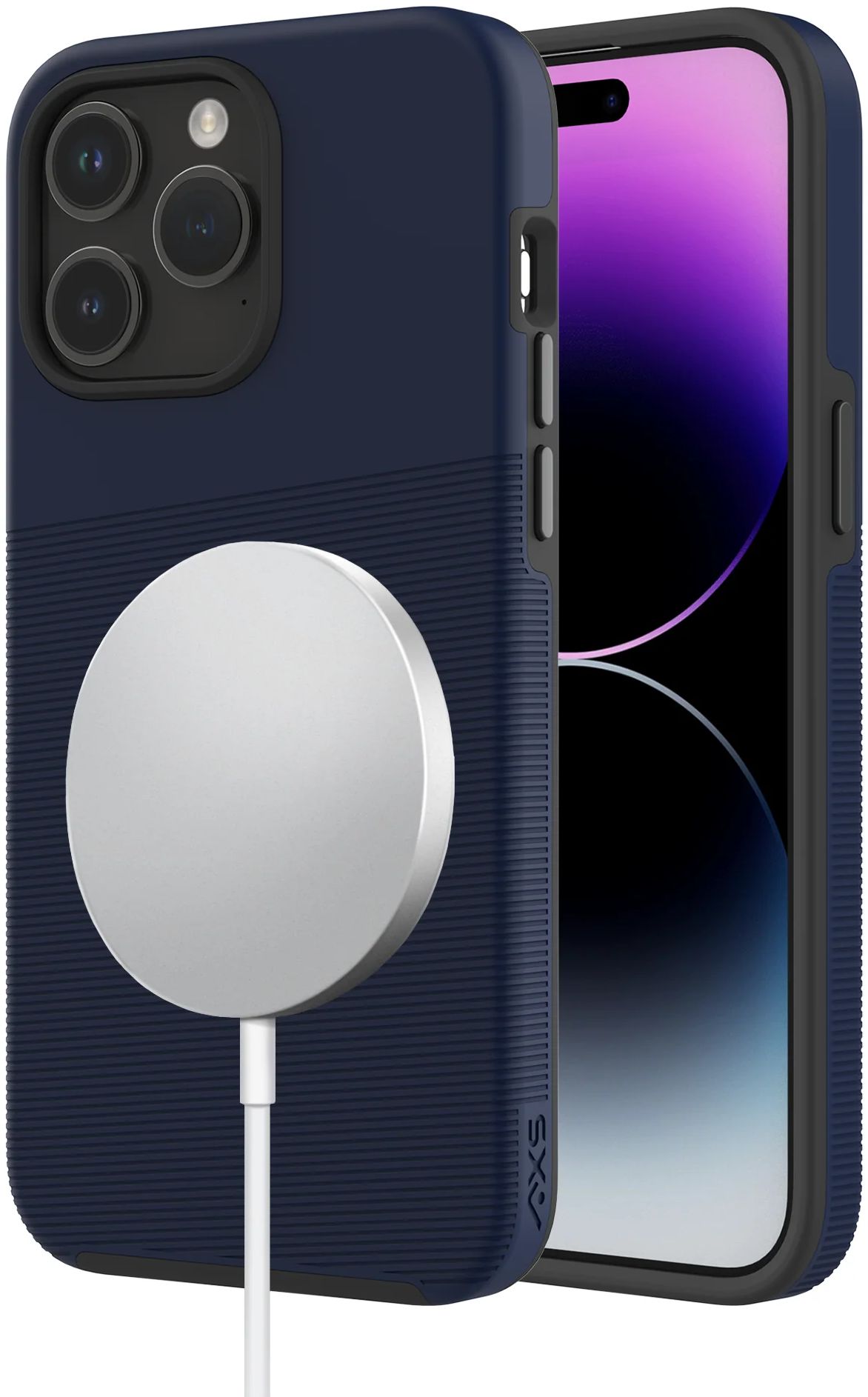 Axessorize Axessorize PROTech Plus MagSafe Compatible Sleek Dual-layered Anti-Shock Phone Case for iPhone 15 Pro - Astral Blue by Axessorize - Refurbished - Very Good condition - Image 2