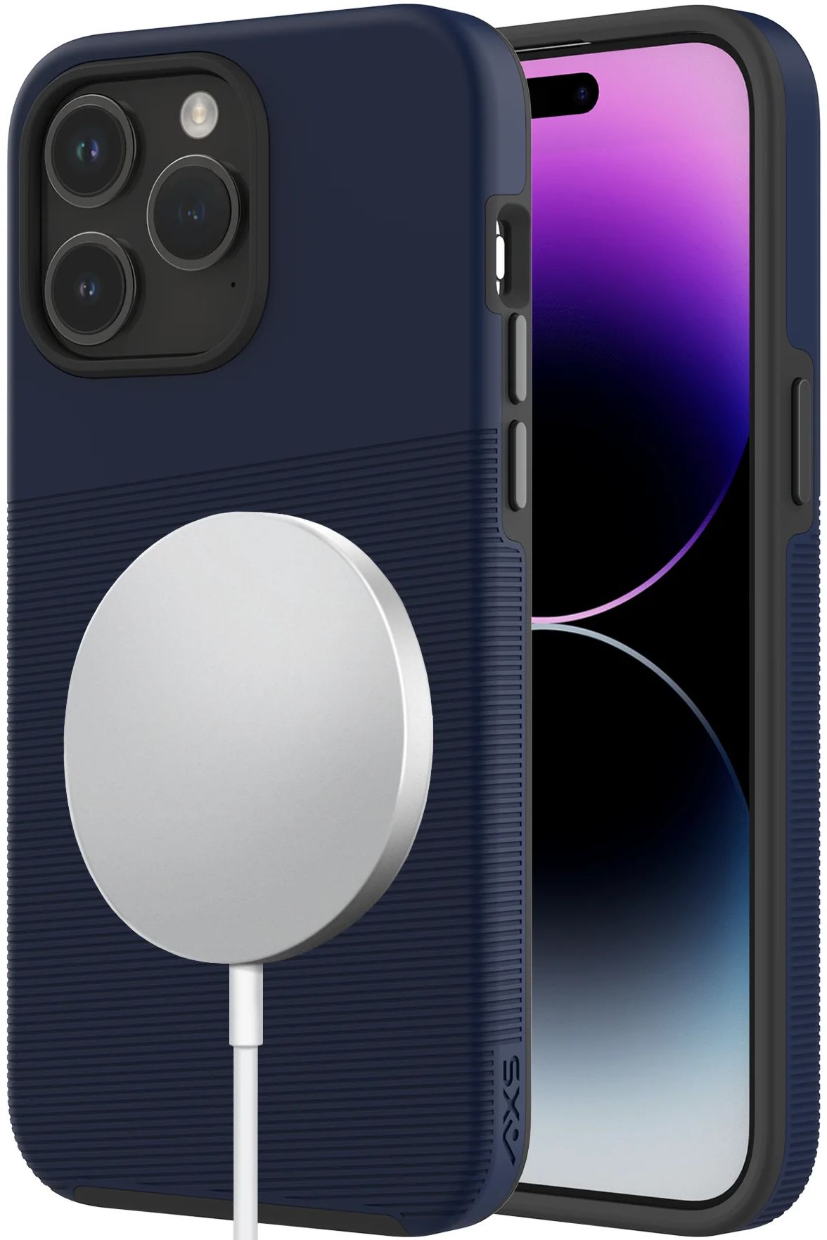 Axessorize Axessorize PROTech Plus MagSafe Compatible Sleek Dual-layered Anti-Shock Phone Case for iPhone 15 Pro - Astral Blue by Axessorize - Refurbished - Very Good condition - US$28.98