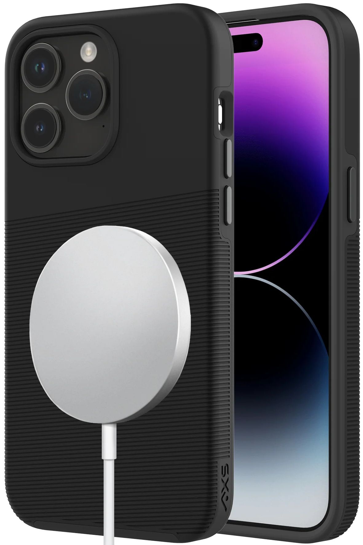 Axessorize Axessorize PROTech Plus MagSafe Compatible Sleek Dual-layered Anti-Shock Phone Case for iPhone 15 Pro - Black by Axessorize - Refurbished - Very Good condition - US$28.98