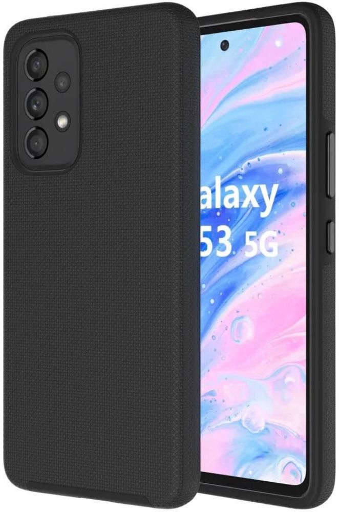 Axessorize PROTech Rugged Phone Case for Samsung Galaxy A53 5G - Black by Axessorize - Refurbished - Brand New condition - US$8.78