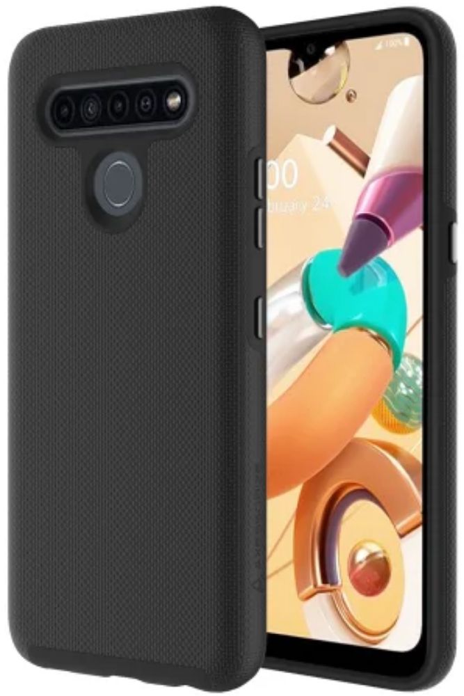 Axessorize PROTech Series Phone Case for LG K41S - Black by Axessorize - Refurbished - Brand New condition - US$8.78
