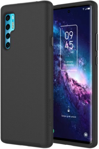 Axessorize PROTech Series Rugged Phone Case for TCL 20 Pro 5G - Black by Axessorize - Refurbished - Brand New condition - US$9.38