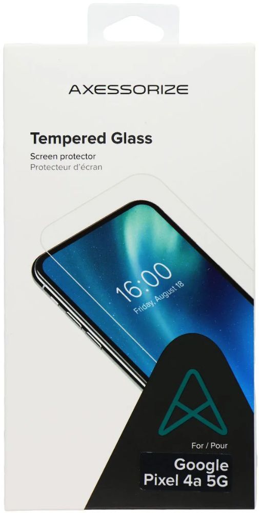 Axessorize Tempered Glass Screen Protector for Google Pixel 4a 5G - Clear by Axessorize - Refurbished - Brand New condition - US$8.78