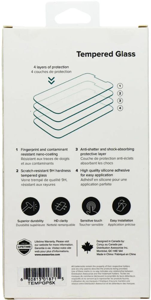 Axessorize Tempered Glass Screen Protector for Google Pixel 4a 5G - Clear by Axessorize - Image 2