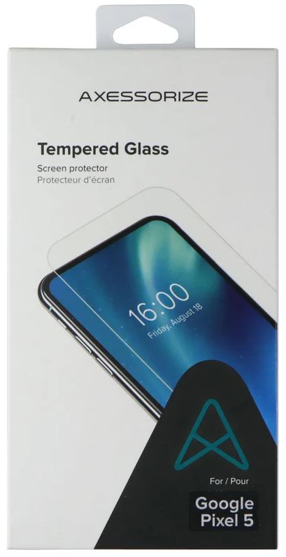 Axessorize Tempered Glass Screen Protector for Google Pixel 5 - Clear by Axessorize - Refurbished - Brand New condition - US$8.78