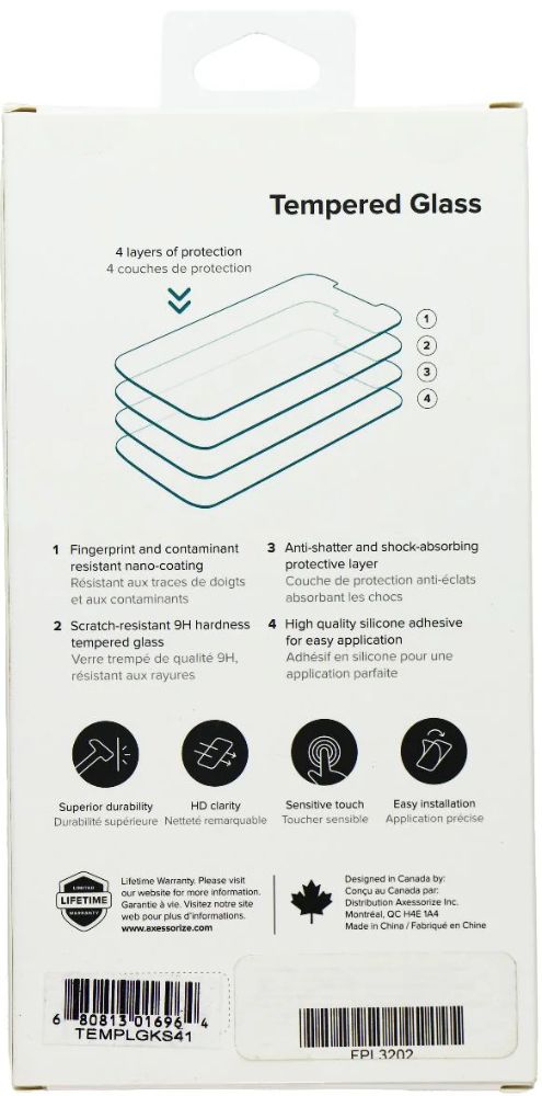 Axessorize Tempered Glass Screen Protector for LG K41S - Clear by Axessorize - Refurbished - Brand New condition - Image 2