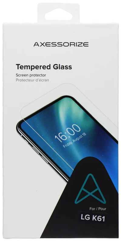 Axessorize Tempered Glass Screen Protector for LG K61 - Clear by Axessorize - Refurbished - Brand New condition - Image 2