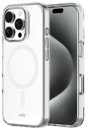 Axessorize Ultra Clear MagSafe Compatible Drop-tested Clear Phone Case for iPhone 16 Pro - Clear by Axessorize - Refurbished - Very Good condition - US$35.98