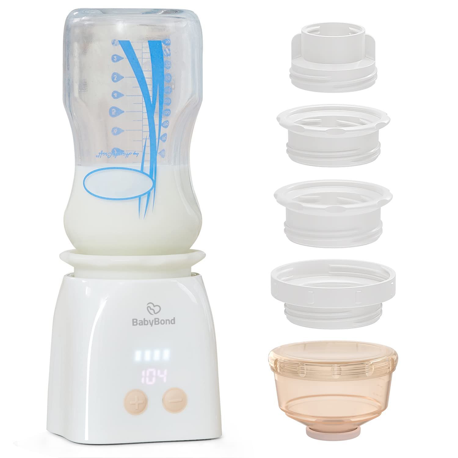 BabyBond Baby Bottle Warmer Portable Bottle Rechargeable WN0600 - Pink by BabyBond - Refurbished - Very Good condition - US$32.22