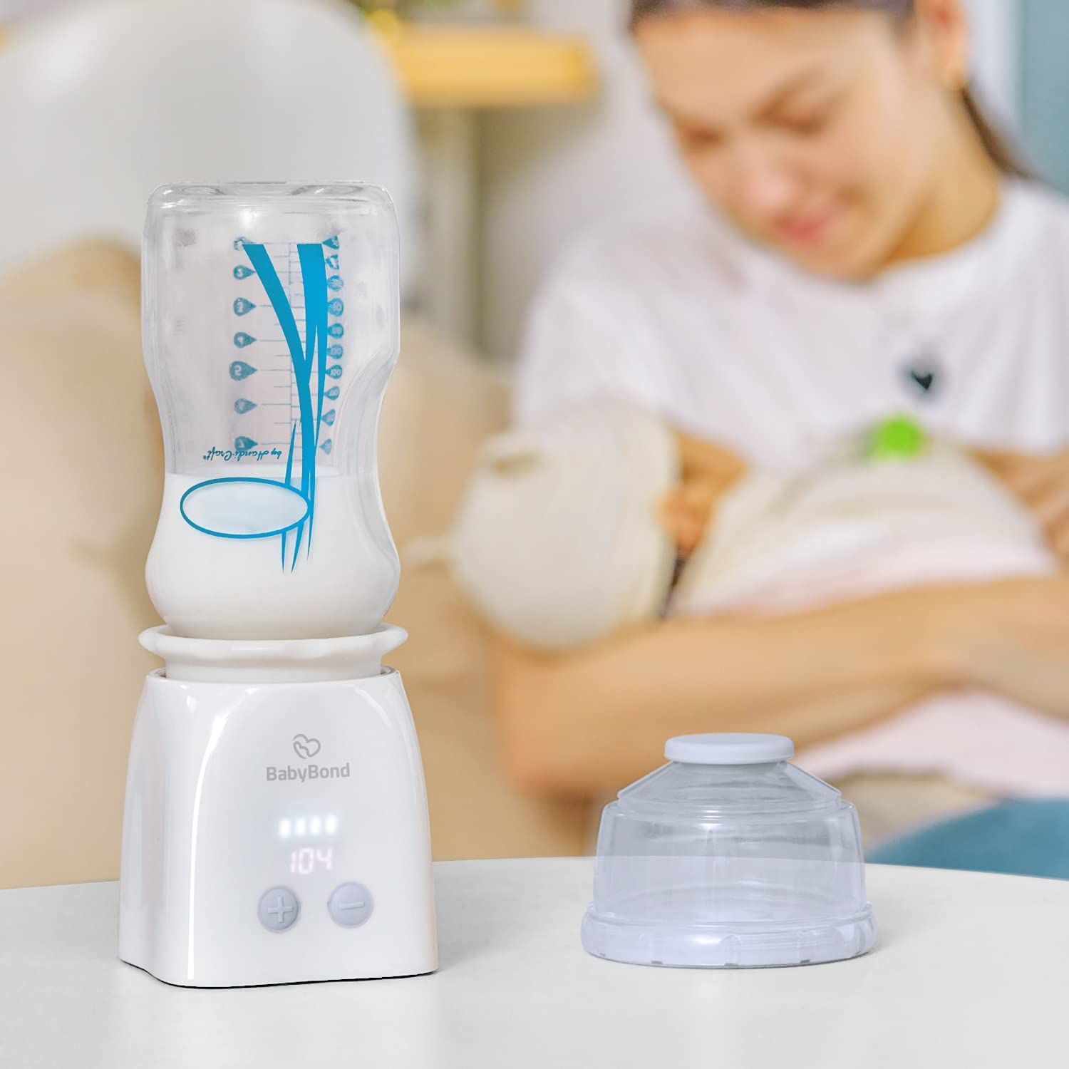 BabyBond Baby Bottle Warmer Portable Bottle Rechargeable WN0600 - Purple by BabyBond - Image 3