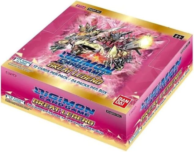 Bandai Digimon Card Game Booster Series 04 Great Legend BT04 - Pink by Bandai - Refurbished - Brand New condition - CA$140.99