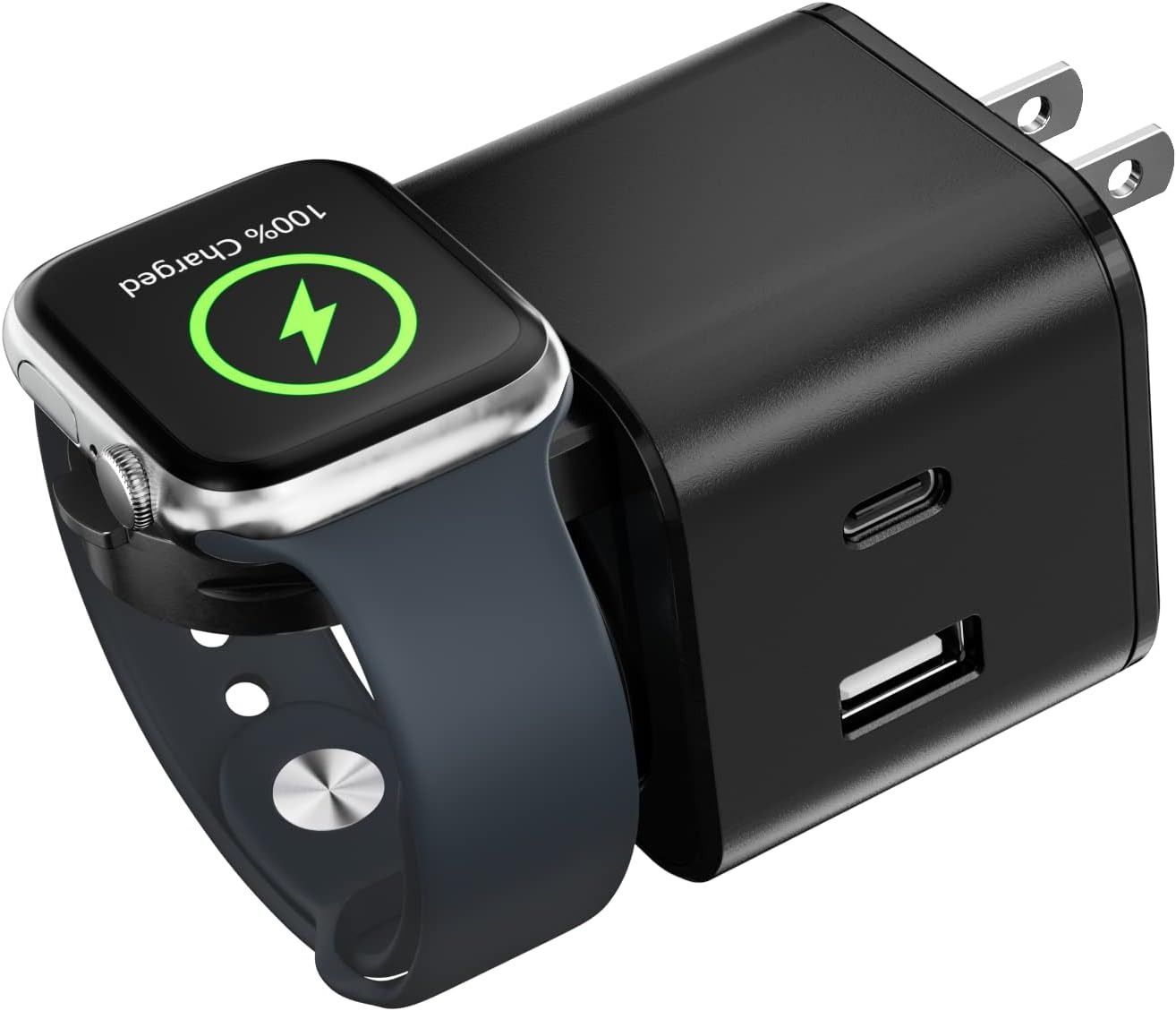 BeaSaf 36W Dual Ports Wall Charger - Black by BeaSaf - Refurbished - Very Good condition - US$34.00