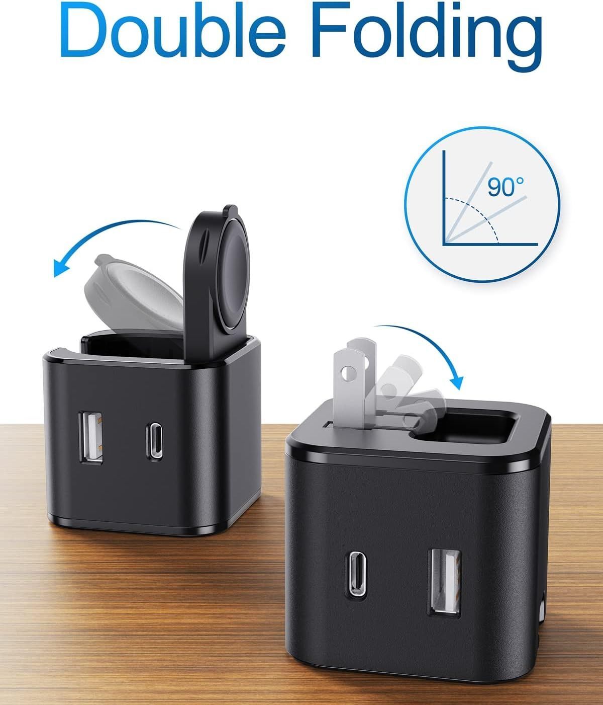 BeaSaf 36W Dual Ports Wall Charger - Black by BeaSaf - Refurbished - Very Good condition - Image 2