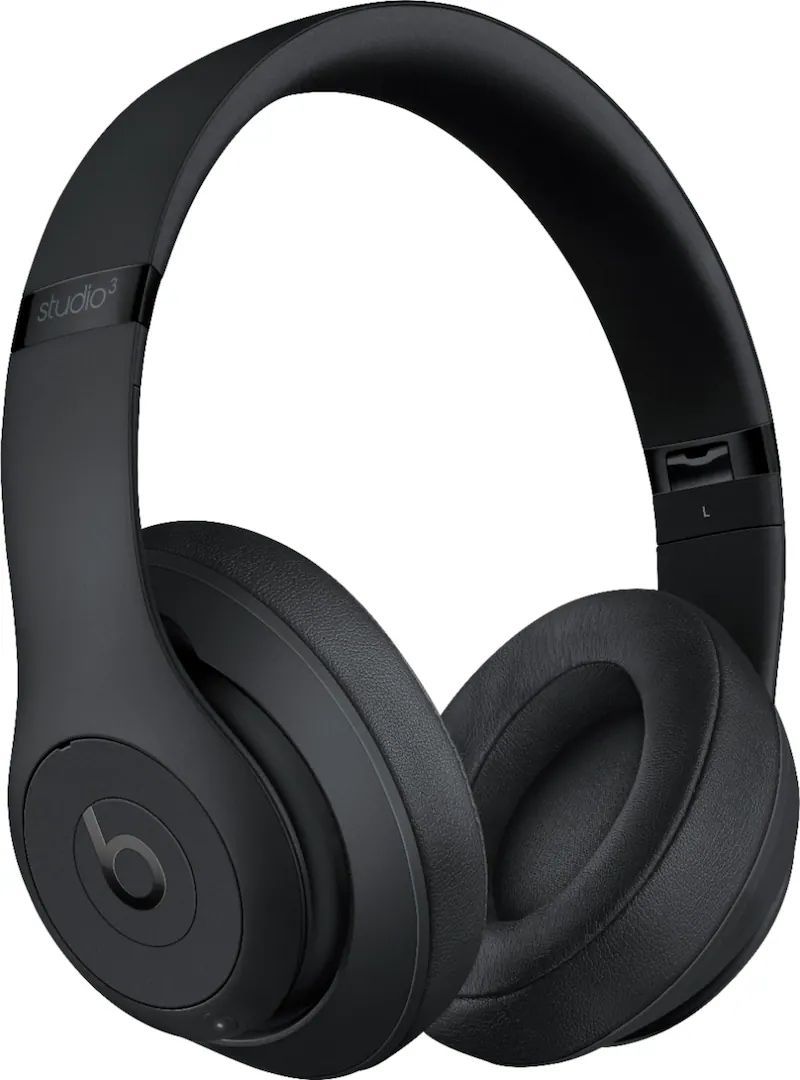 Beats by Dre Beats Studio3 Wireless Over‑Ear Headphones - Matte Black by Beats by Dre - Refurbished - Like New condition - Image 2