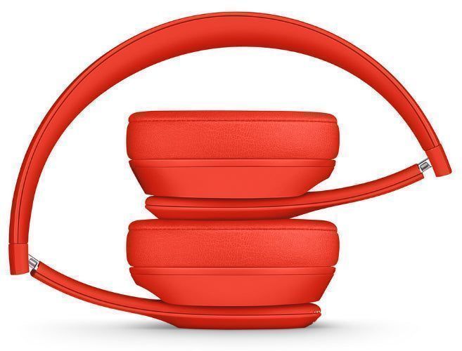 Beats by Dre Solo3 Wireless On-Ear Headphones - Citrus Red by Beats by Dre - Refurbished - Very Good condition - Image 4