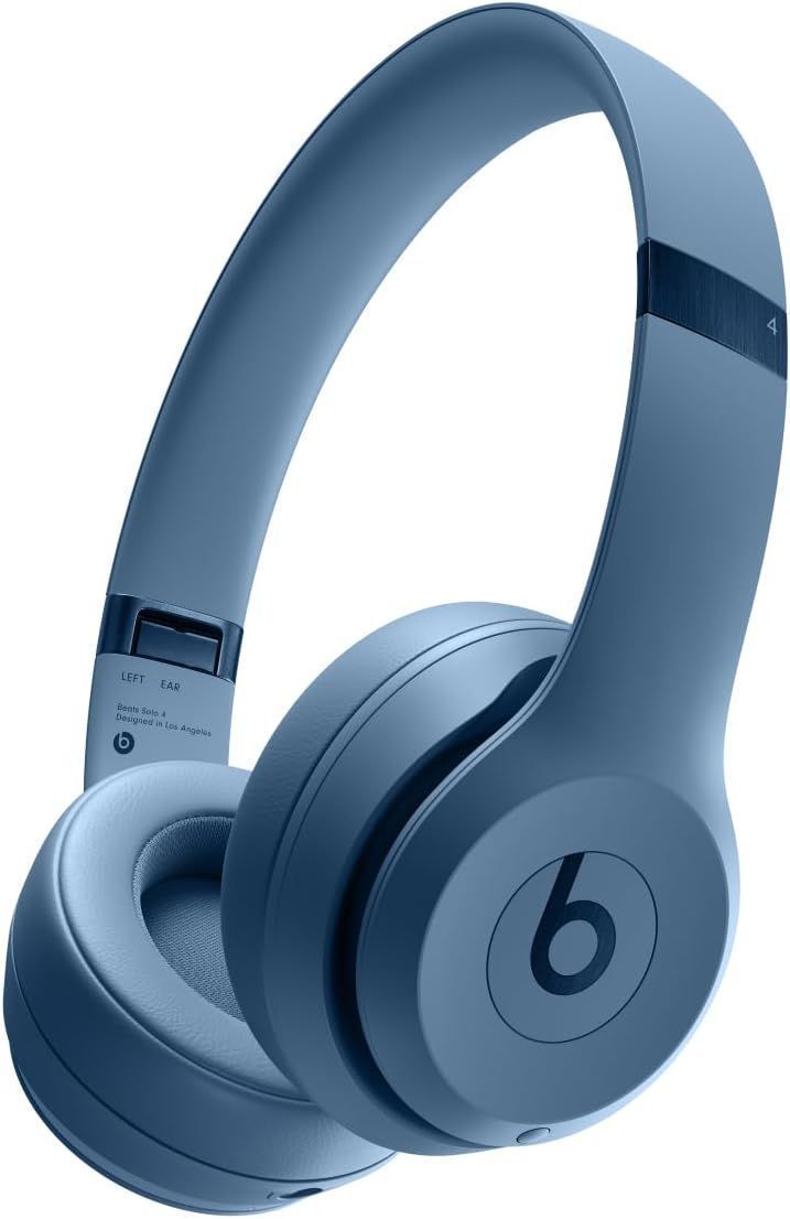 Beats by Dre Solo 4 Bluetooth Wireless On-Ear Headphones - Slate Blue by Beats by Dre - Refurbished - Premium condition - US$136.99