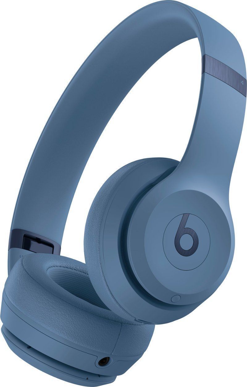 Beats by Dre Solo 4 Bluetooth Wireless On-Ear Headphones - Slate Blue by Beats by Dre - Refurbished - Like New condition - Image 3