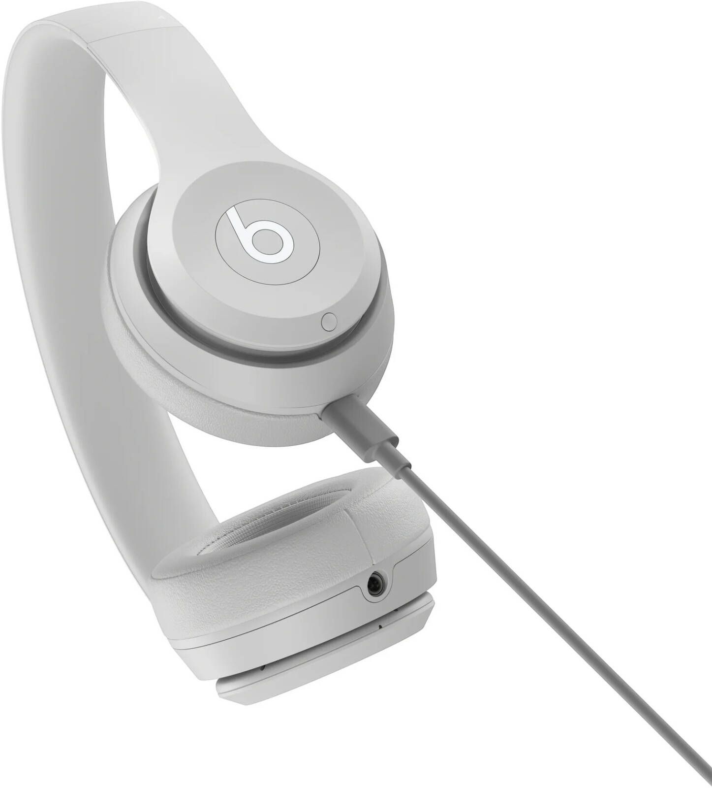 Beats by Dre Solo 4 Bluetooth Wireless On-Ear Headphones - Drenched Gray by Beats by Dre - Refurbished - Brand New condition - Image 4