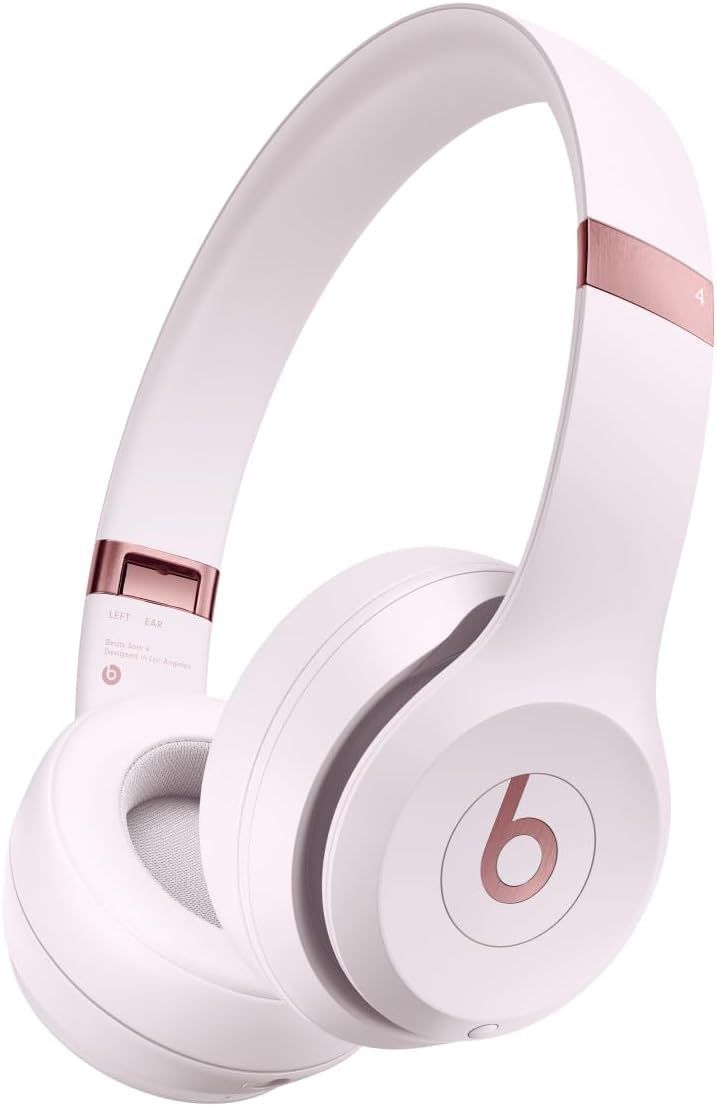 Beats by Dre Solo 4 Bluetooth Wireless On-Ear Headphones - Cloud Pink by Beats by Dre - Refurbished - Premium condition - US$141.98