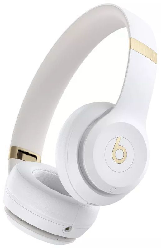 Beats by Dre Solo 4 Bluetooth Wireless On-Ear Headphones - Warm White by Beats by Dre - Refurbished - Very Good condition - US$136.99