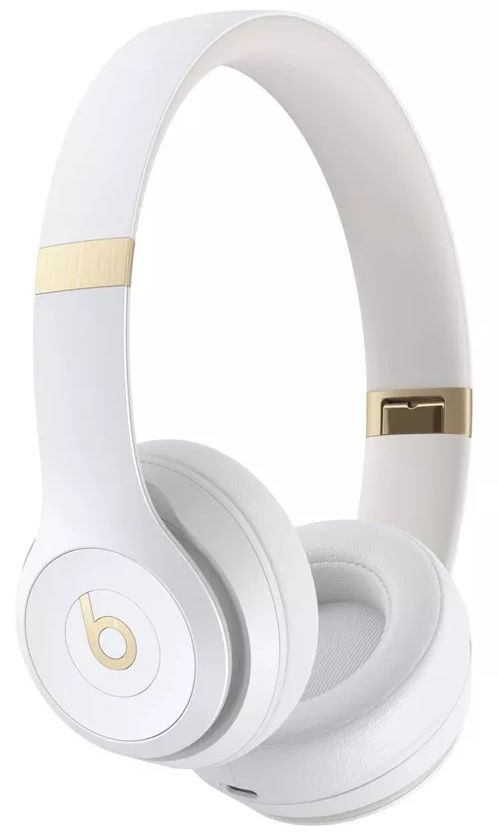 Beats by Dre Solo 4 Bluetooth Wireless On-Ear Headphones - Warm White by Beats by Dre - Refurbished - Very Good condition - Image 2