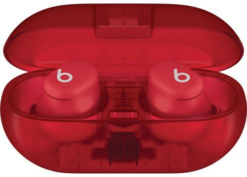 Beats by Dre Solo Buds True Wireless Bluetooth Earbuds - Transparent Red by Beats by Dre - Refurbished - Like New condition - Image 4
