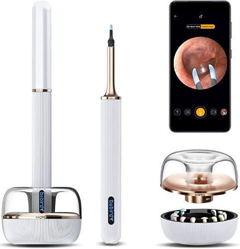 BeBird Note 3 Pro Robotic Smart Visual Ear Cleaning Endoscope Tweezers with Camera 10 MP HD for SmartPhone - White by BeBird - Refurbished - Premium condition - US$212.49